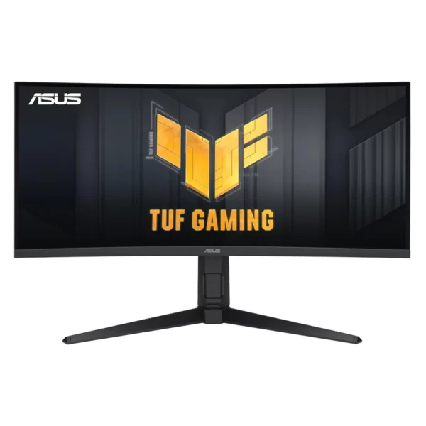 خرید مانیتور خمیده گیمینگ 34 اینچ ایسوس TUF Gaming VG34VQL3A | رزولوشن WQHD، نرخ 180Hz، زمان پاسخ‌گویی 1ms
