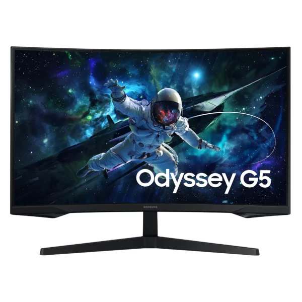 خرید مانیتور خمیده گیمینگ 32 اینچ سامسونگ LS32CG552 | نرخ تازه‌سازی 165Hz و رزولوشن QHD