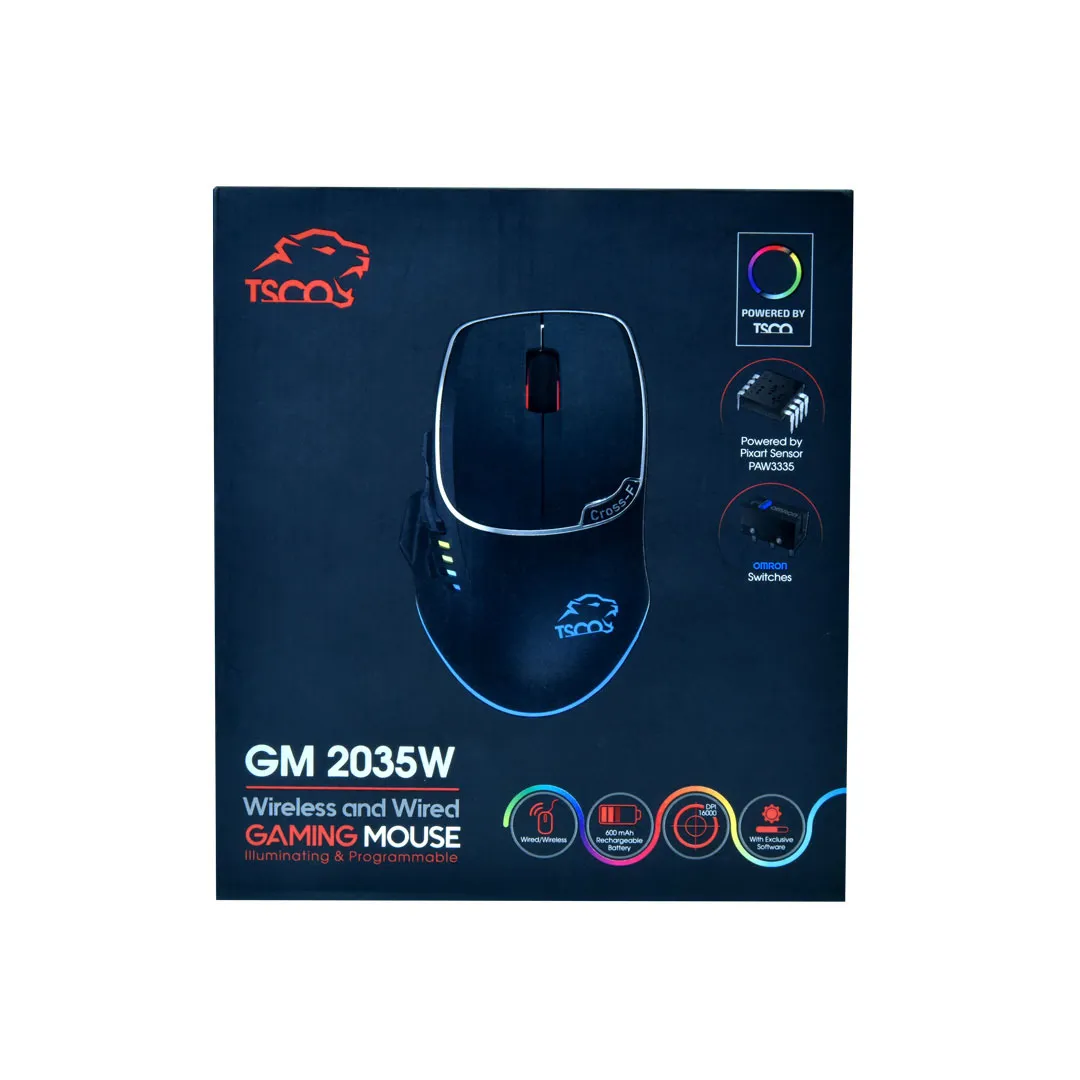 ماوس بی سیم مخصوص بازی تسکو مدل GM 2035 - تصویر 3