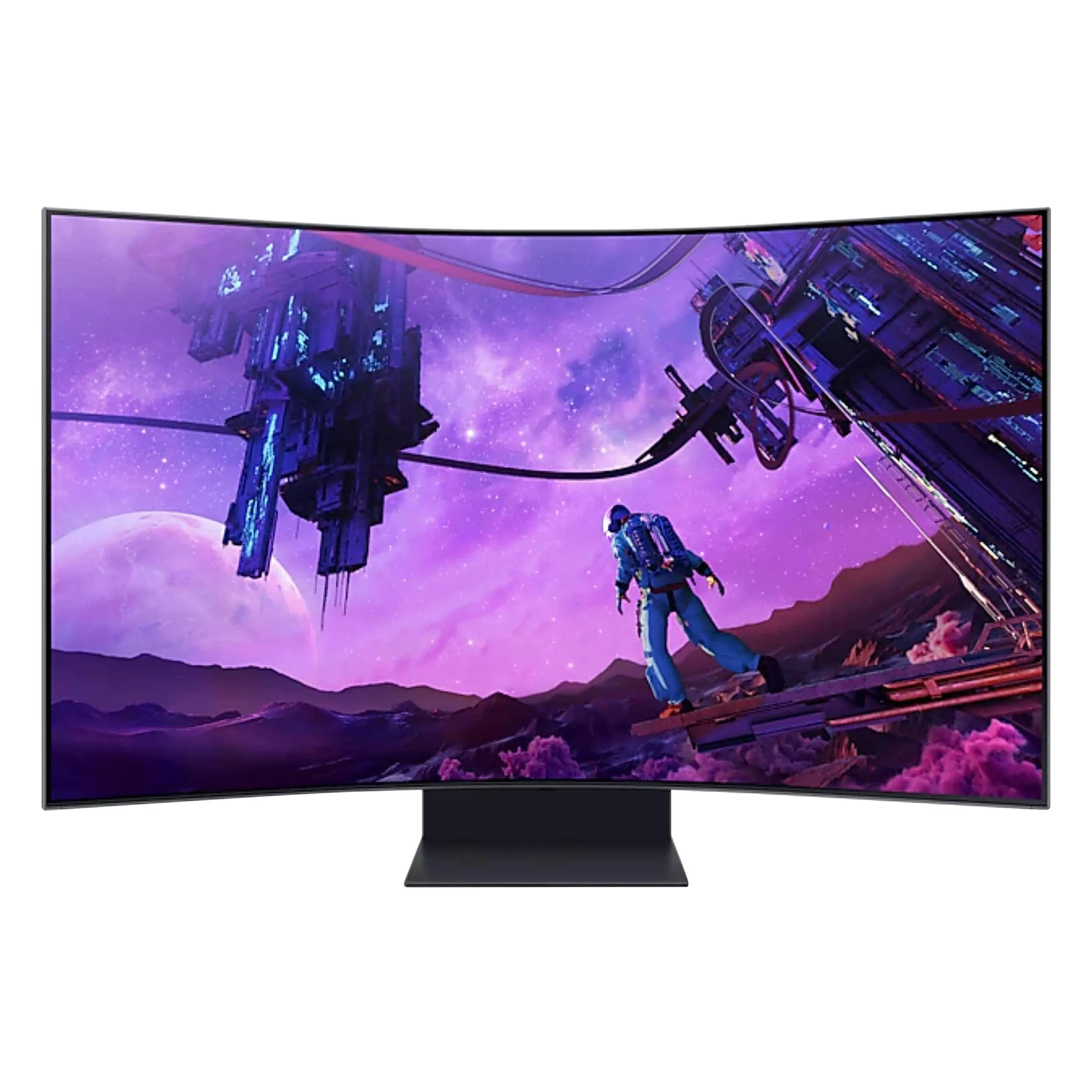 خرید مانیتور گیمینگ خمیده 55 اینچ سامسونگ Odyssey Ark LS55BG970NMXUE | 4K 165Hz Mini LED