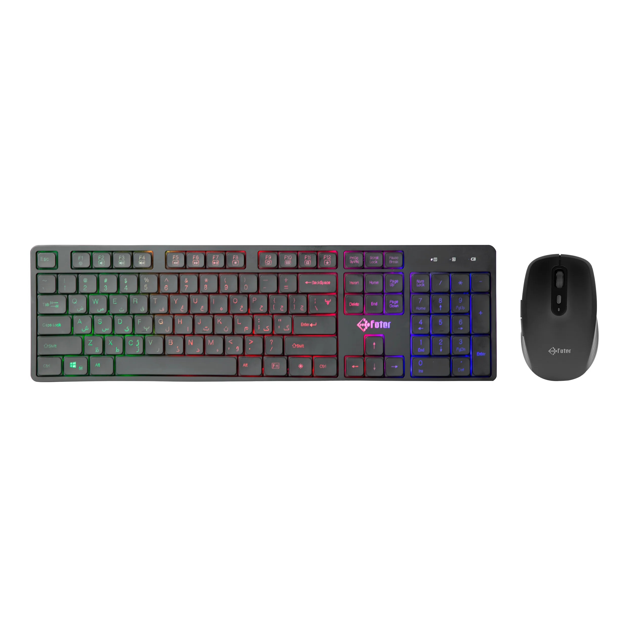 کیبورد و ماوس گیمینگ فاطر مدل CWR-7000B | نورپردازی RGB | سوییچ ممبران | Full-Size - تصویر 2
