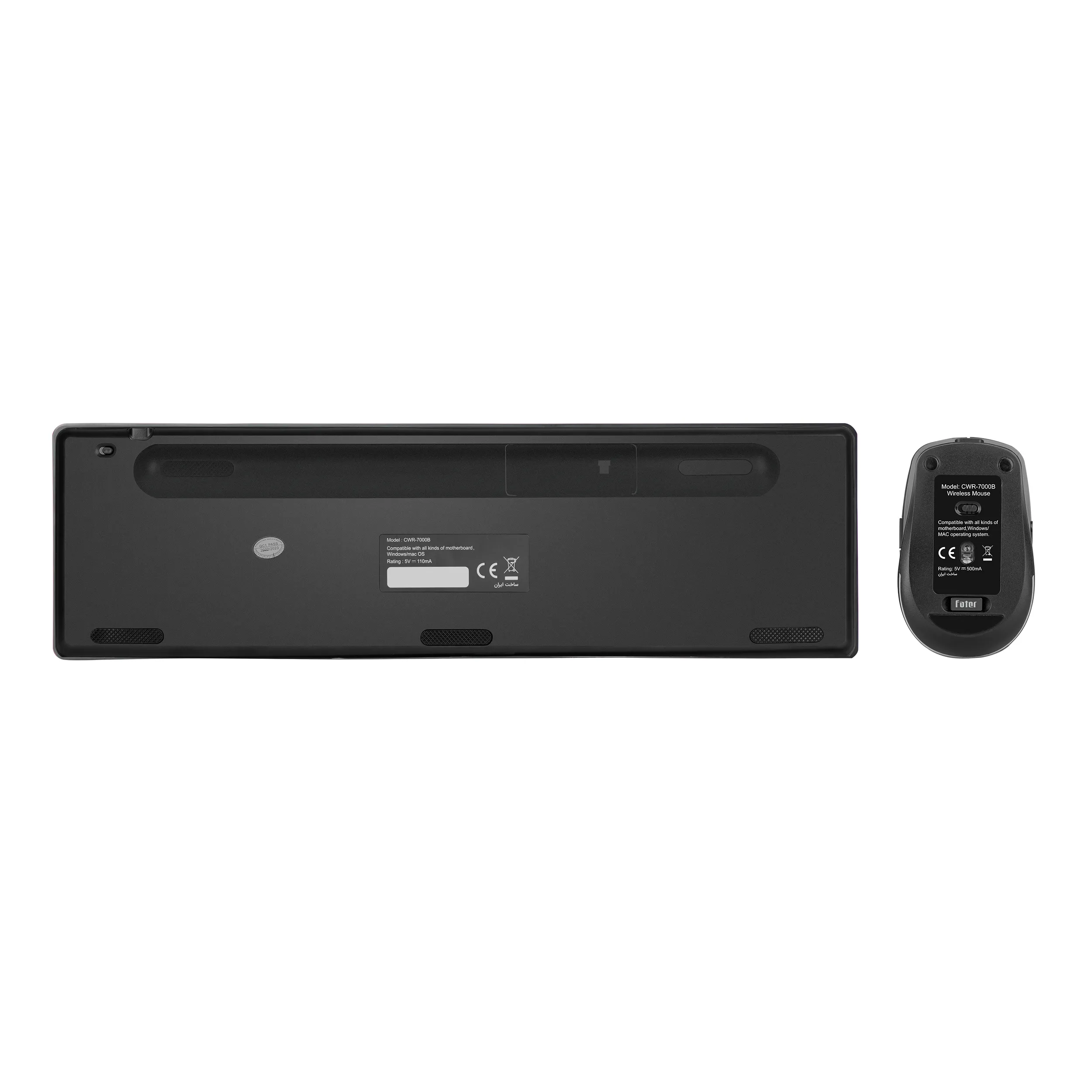 کیبورد و ماوس گیمینگ فاطر مدل CWR-7000B | نورپردازی RGB | سوییچ ممبران | Full-Size - تصویر 4
