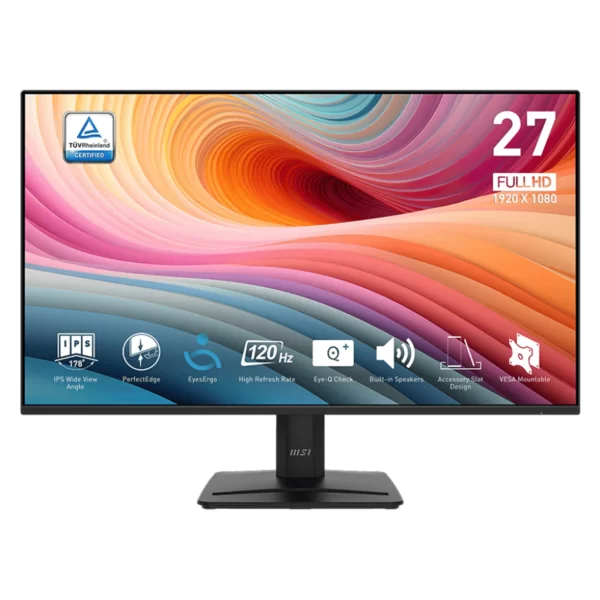 مانیتور 27 اینچ MSI مدل PRO MP275 W E2 | کیفیت Full HD، پنل IPS و طراحی حرفهای