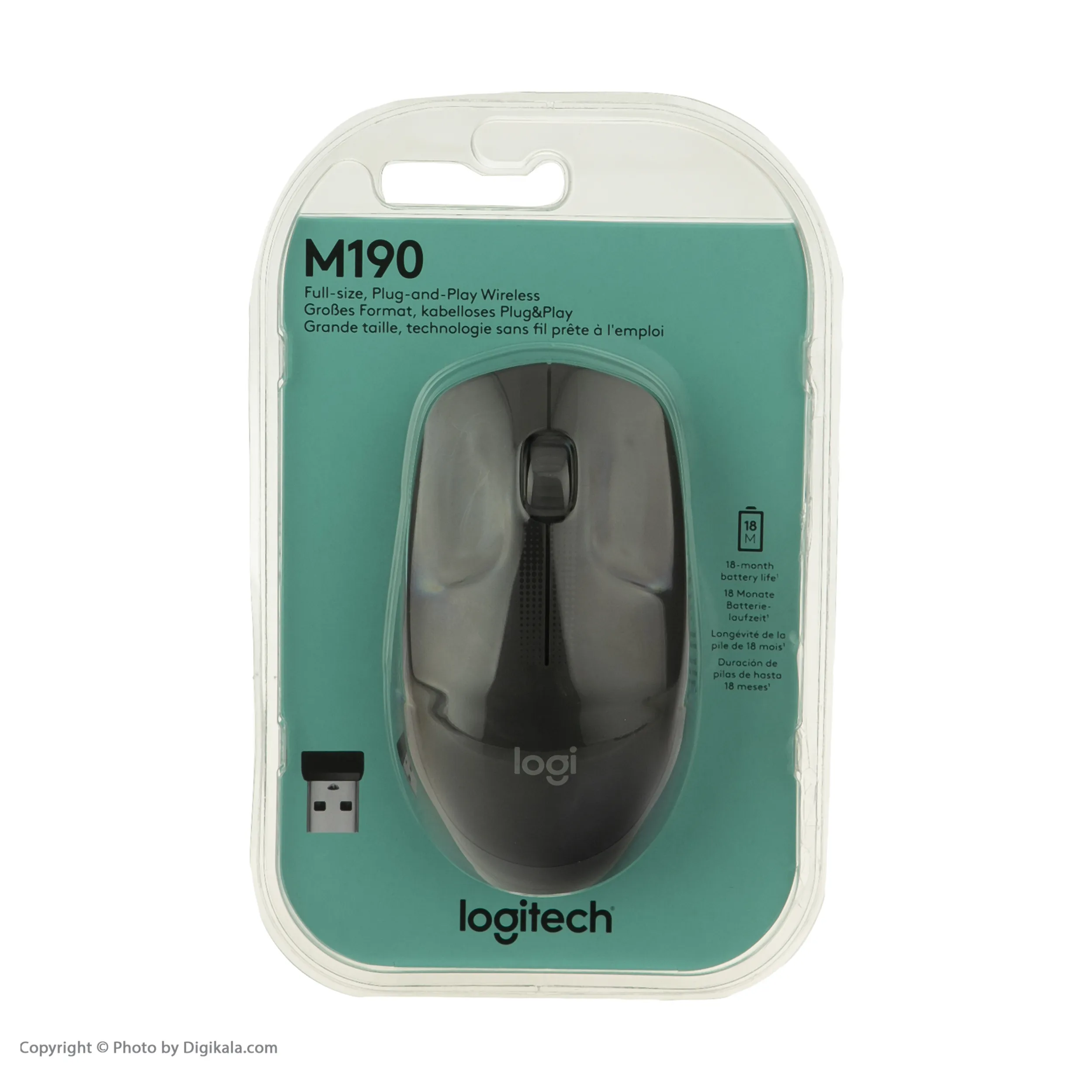 ماوس بی سیم لاجیتک مدل M190 - تصویر 3