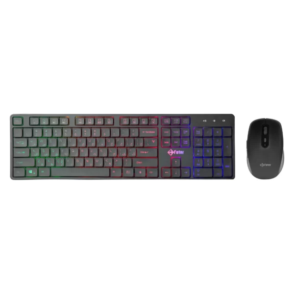 کیبورد و ماوس گیمینگ فاطر مدل CWR-7000B | نورپردازی RGB | سوییچ ممبران | Full-Size