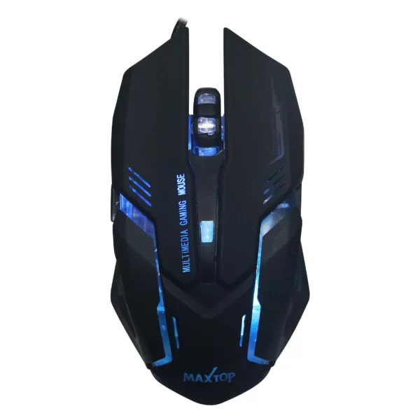 ماوس گیمینگ MaxTop MX-305G با DPI قابل تنظیم | طراحی ارگونومیک و نورپردازی LED