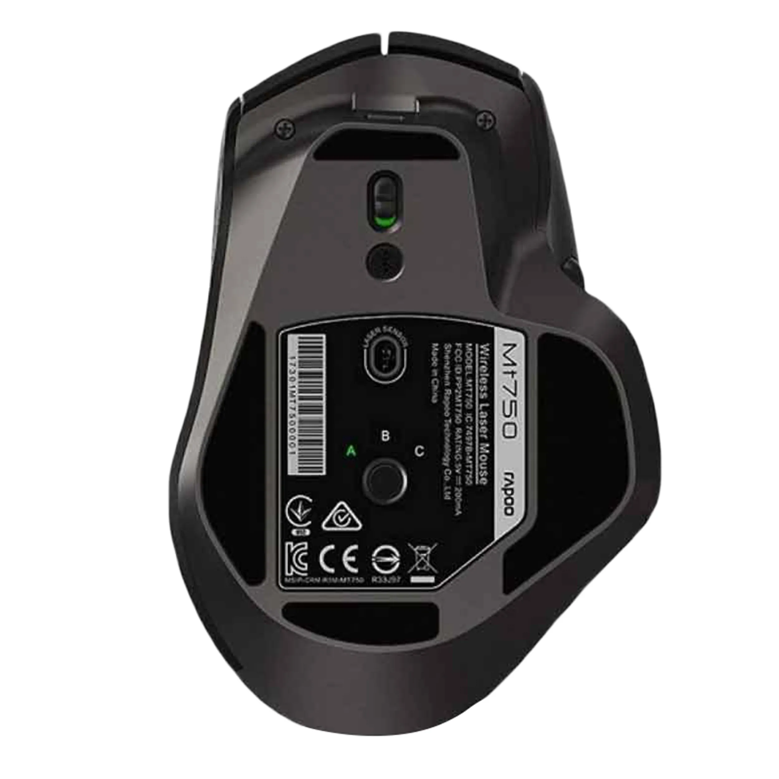 ماوس بیسیم رپو MT750S | اتصال USB و بلوتوث، باتری قابل شارژ - تصویر 4