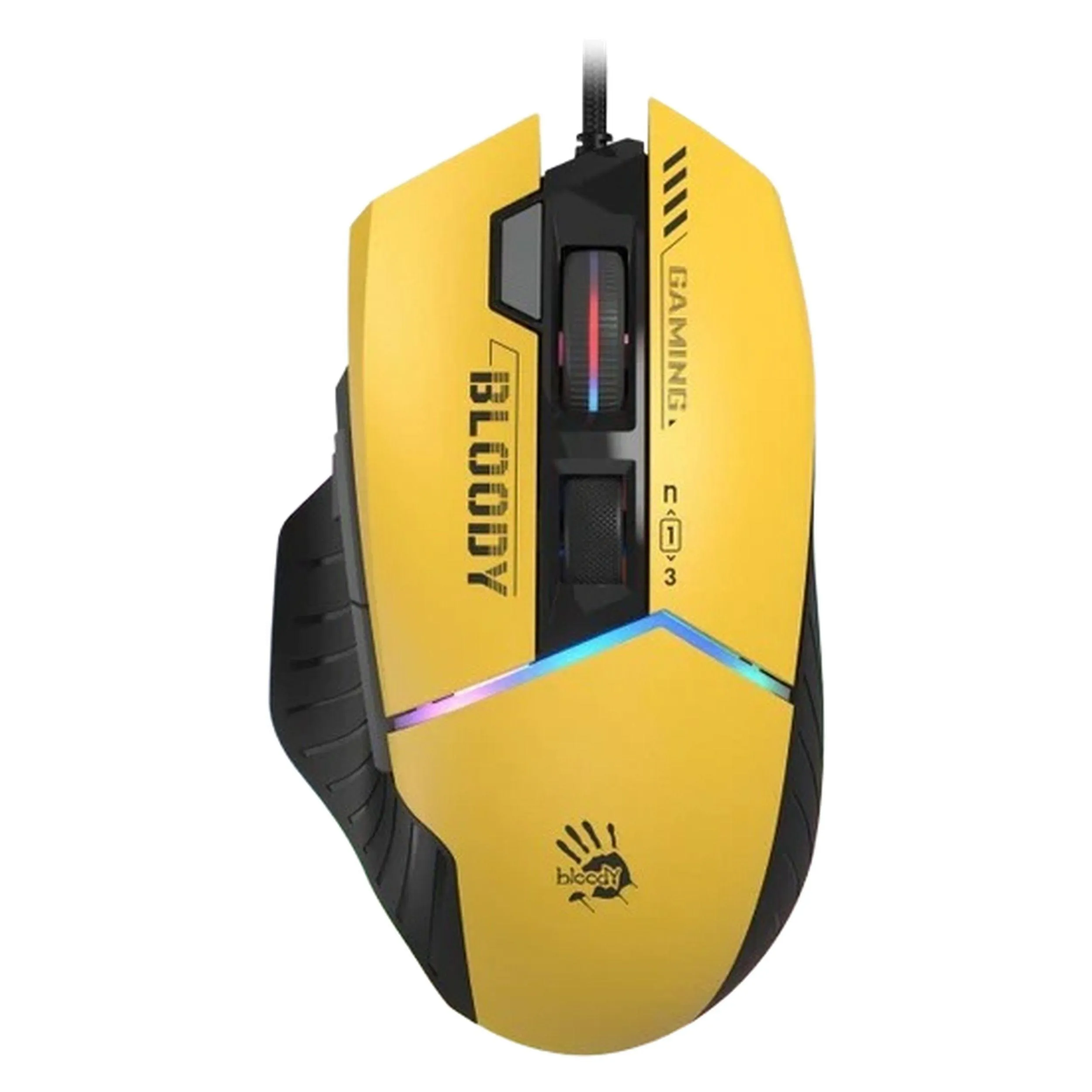 ماوس گیمینگ بلادی W95 Max Sport | سنسور BC3332-A، 12000 CPI، نرخ گزارش 2000Hz