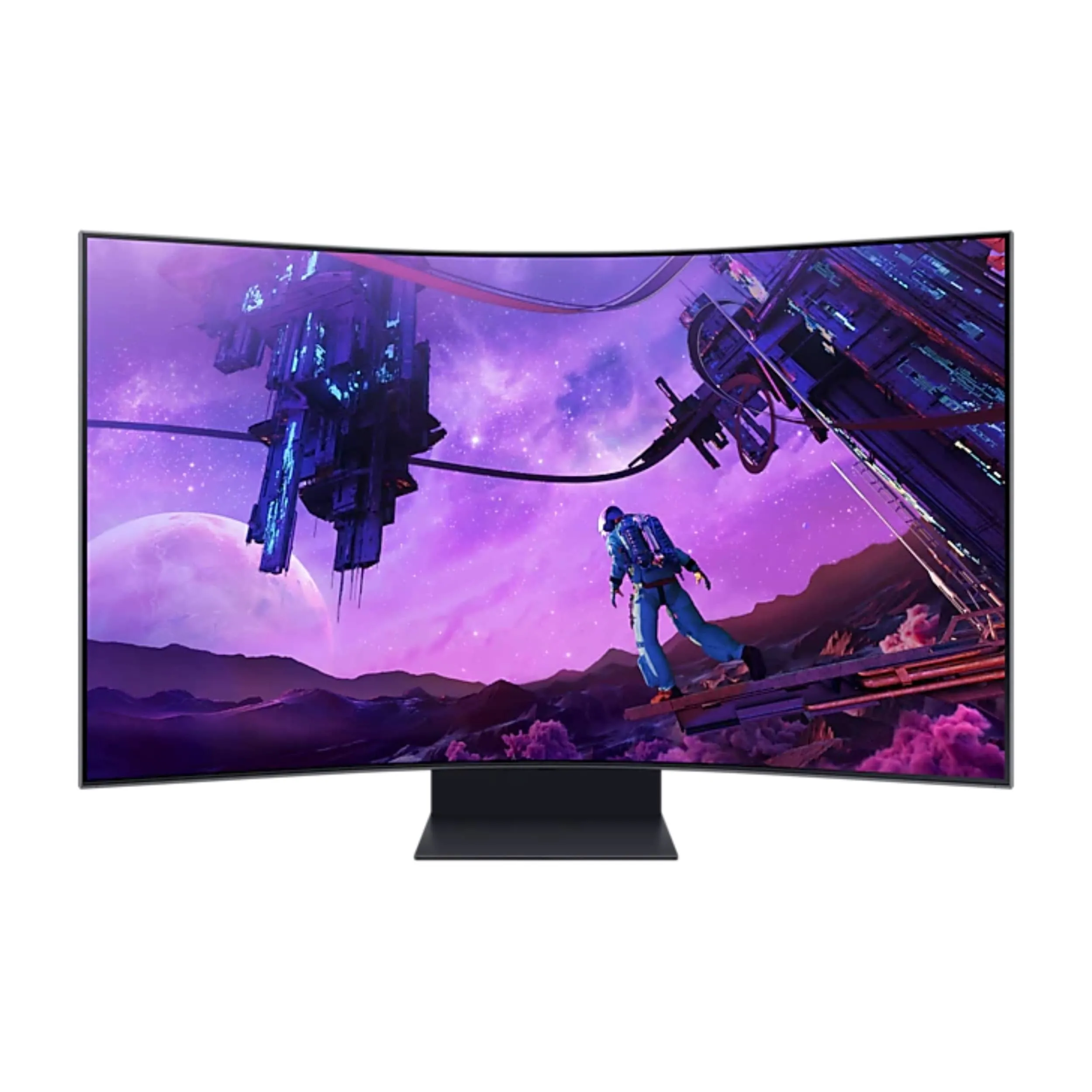 خرید مانیتور گیمینگ خمیده 55 اینچ سامسونگ Odyssey Ark LS55BG970NMXUE | 4K 165Hz Mini LED - تصویر 2
