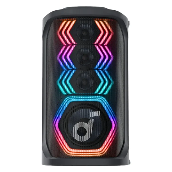 خرید اسپیکر بلوتوثی انکر Soundcore Rave 3S | بلندگو پرتابل 200 وات IPX4 با نور RGB، کارائوکه و دو میکروفون بی‌سیم