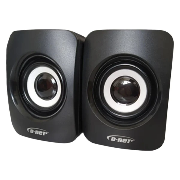 اسپیکر دسکتاپ دی-نت DT-12 | صدای شفاف با طراحی سبک و اتصال USB