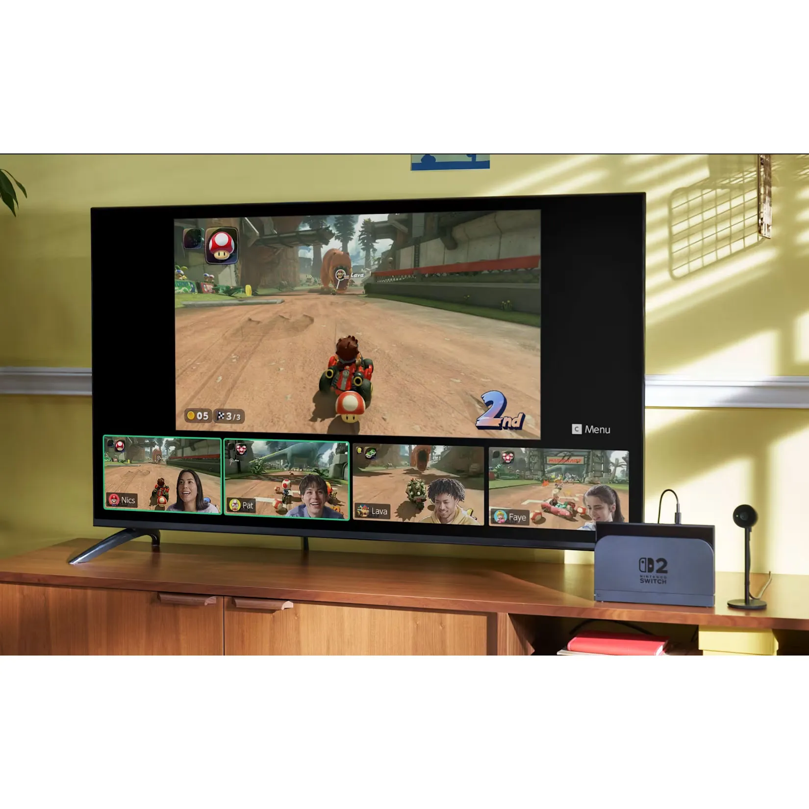 کنسول بازی هیبریدی نینتندو مدل Switch 2 ظرفیت 256 گیگابایت | کنسول نسل جدید نینتندو با نمایشگر بزرگ و عملکرد قدرتمند - تصویر 3
