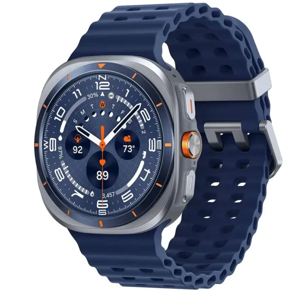 ساعت هوشمند سامسونگ Galaxy Watch Ultra 2025 | نمایشگر ۳۰۰۰ نیت، بدنه تیتانیومی، باتری ۸۰ ساعته و مقاومت نظامی
