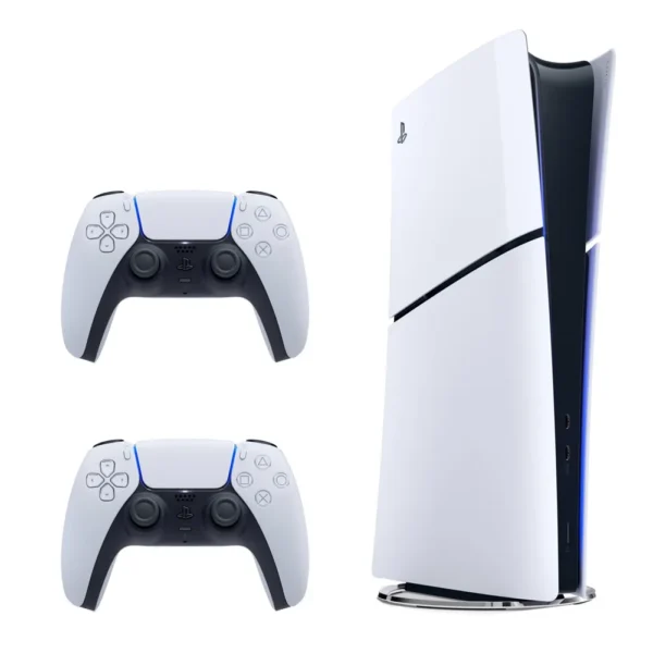 خرید کنسول بازی سونی مدل PlayStation 5 Slim Digital Edition ظرفیت 825 گیگابایت ریجن CFI-2116 اروپا به همراه دسته اضافی